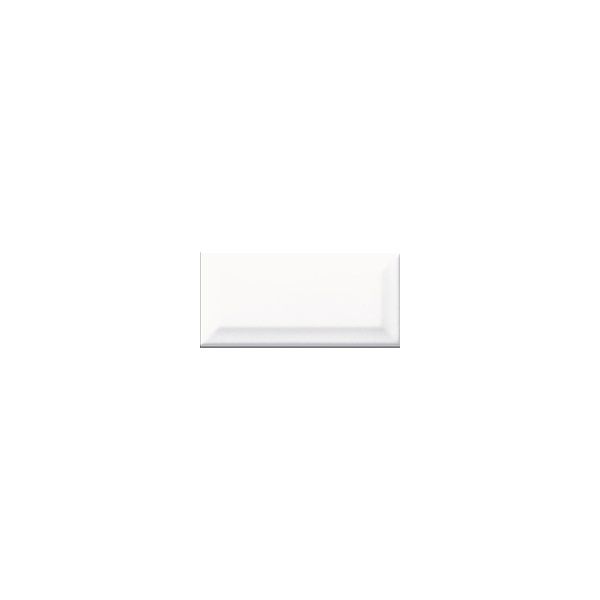 Primus Vitoria Revestimento Cerâmico Biselado Branco 10x20cm