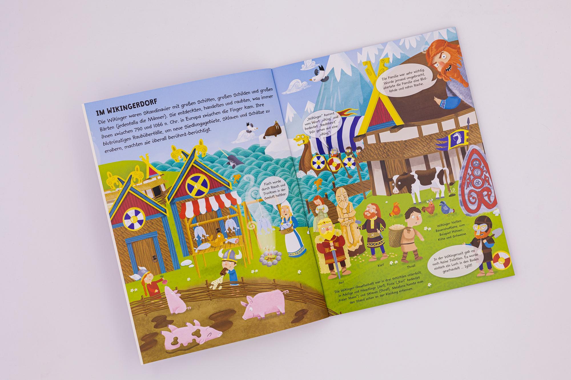 Mein großes Abenteuer-Stickerbuch - Wikinger