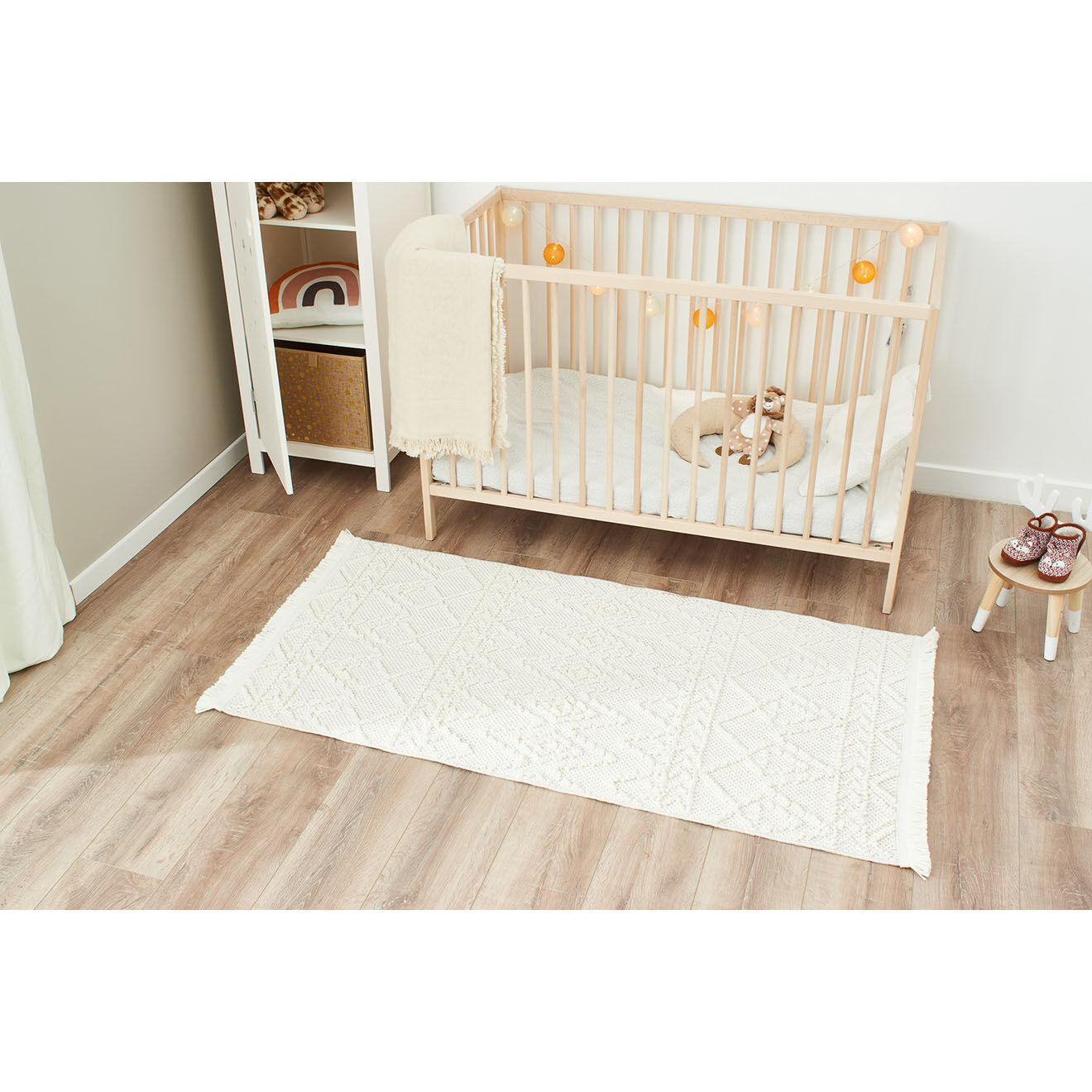 Nazar Rugs Tapis Bali 735 crème - 80x150 cm