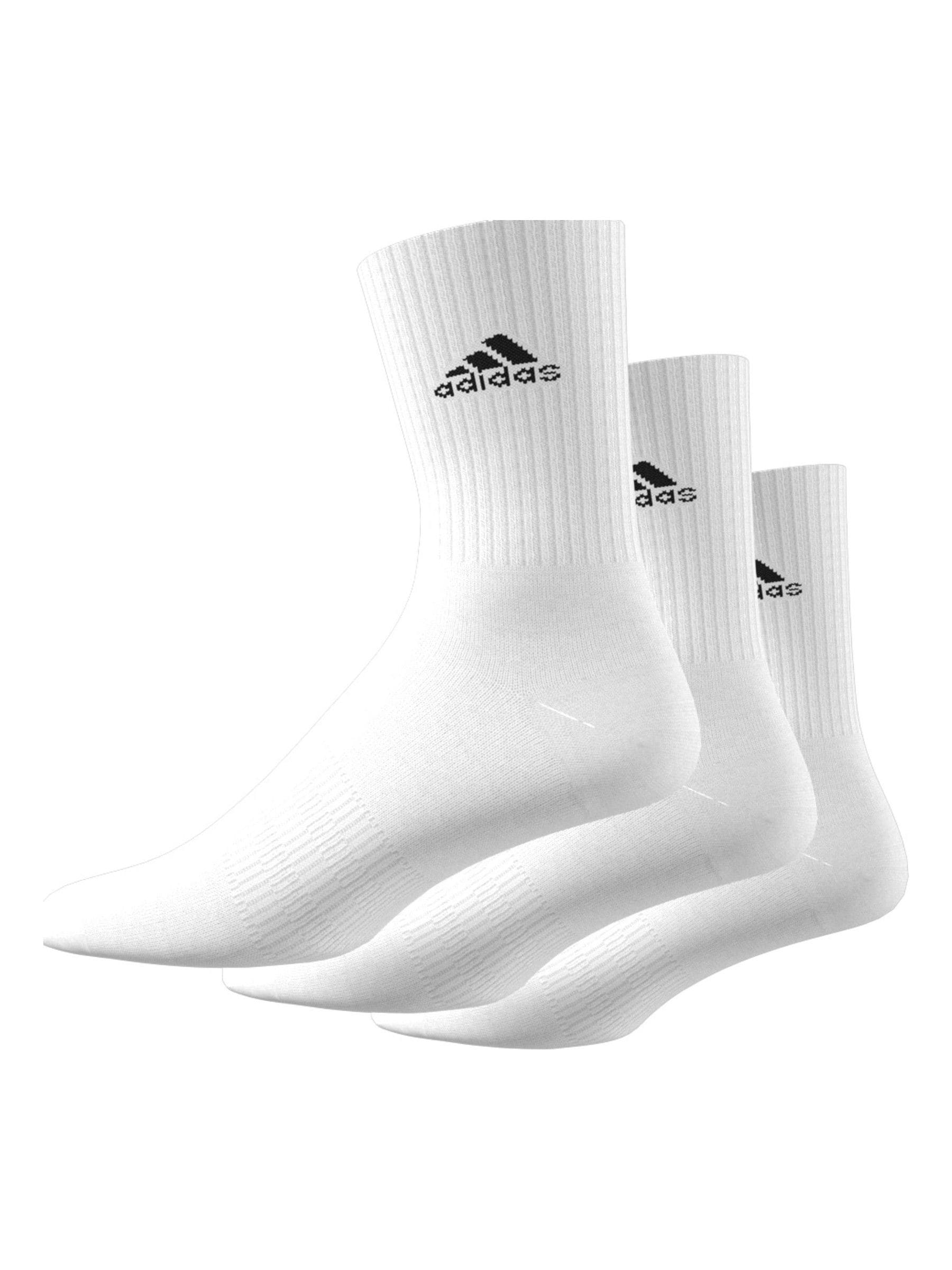 Duivenwit - Verpakking van 3 - Verpakking van 3 zachte adidas crew sokken