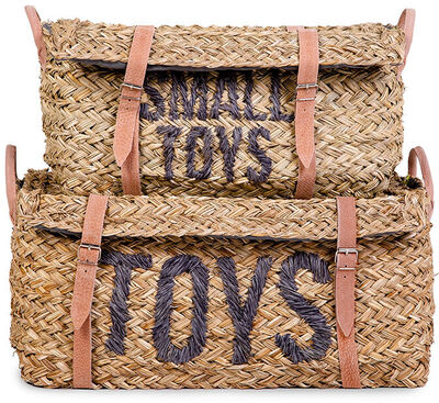 Childhome Oppbevaringsboks 2 Pack Small Toys