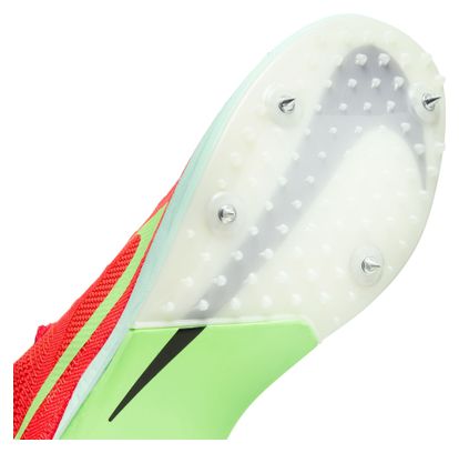 Chaussures d'Athlétisme Nike Dragonfly 2 Rouge/Vert Homme