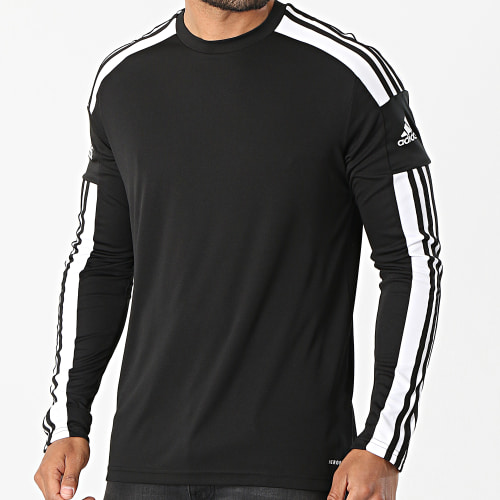 Tee Shirt De Sport Manches Longues A Bandes Squad 21 GN5792 Noir