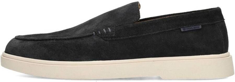PS Poelman Mason suède loafers donkerblauw