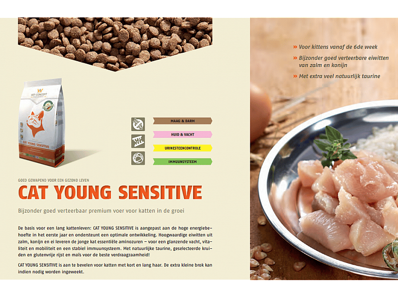 Vet-concept Cat Young Sensitive 10 kg