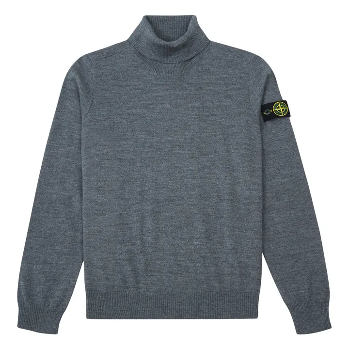 Stone Island Pull Col Cheminé | Gris