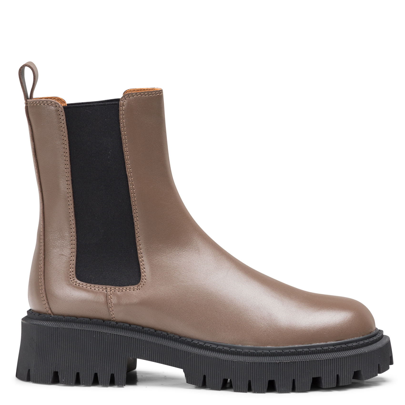 CRIMSON - Bottines chelsea en cuir| Kaki
