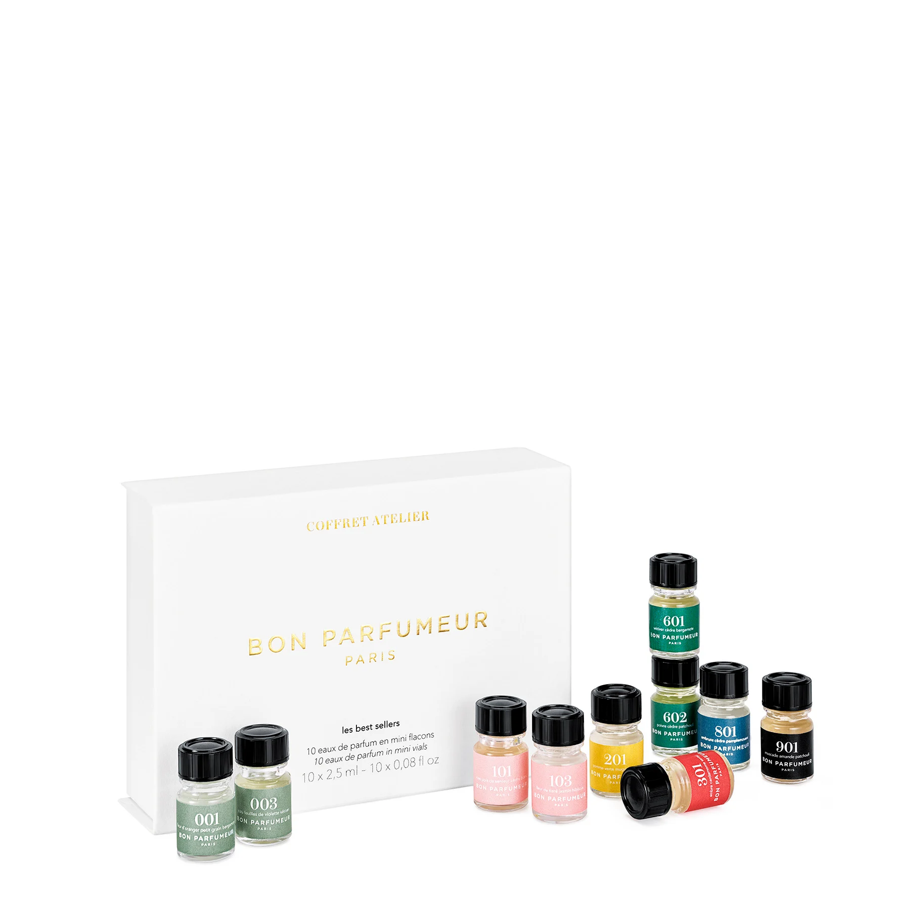 Le Coffret Atelier Best Sellers - 10 mini parfums |