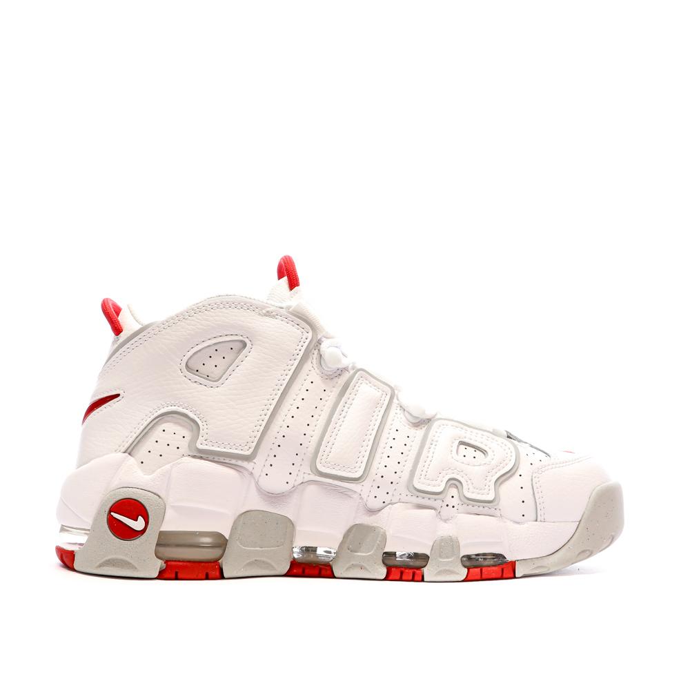 Nike Baskets Blanches/Grises Homme Nike Air More Uptempo 96