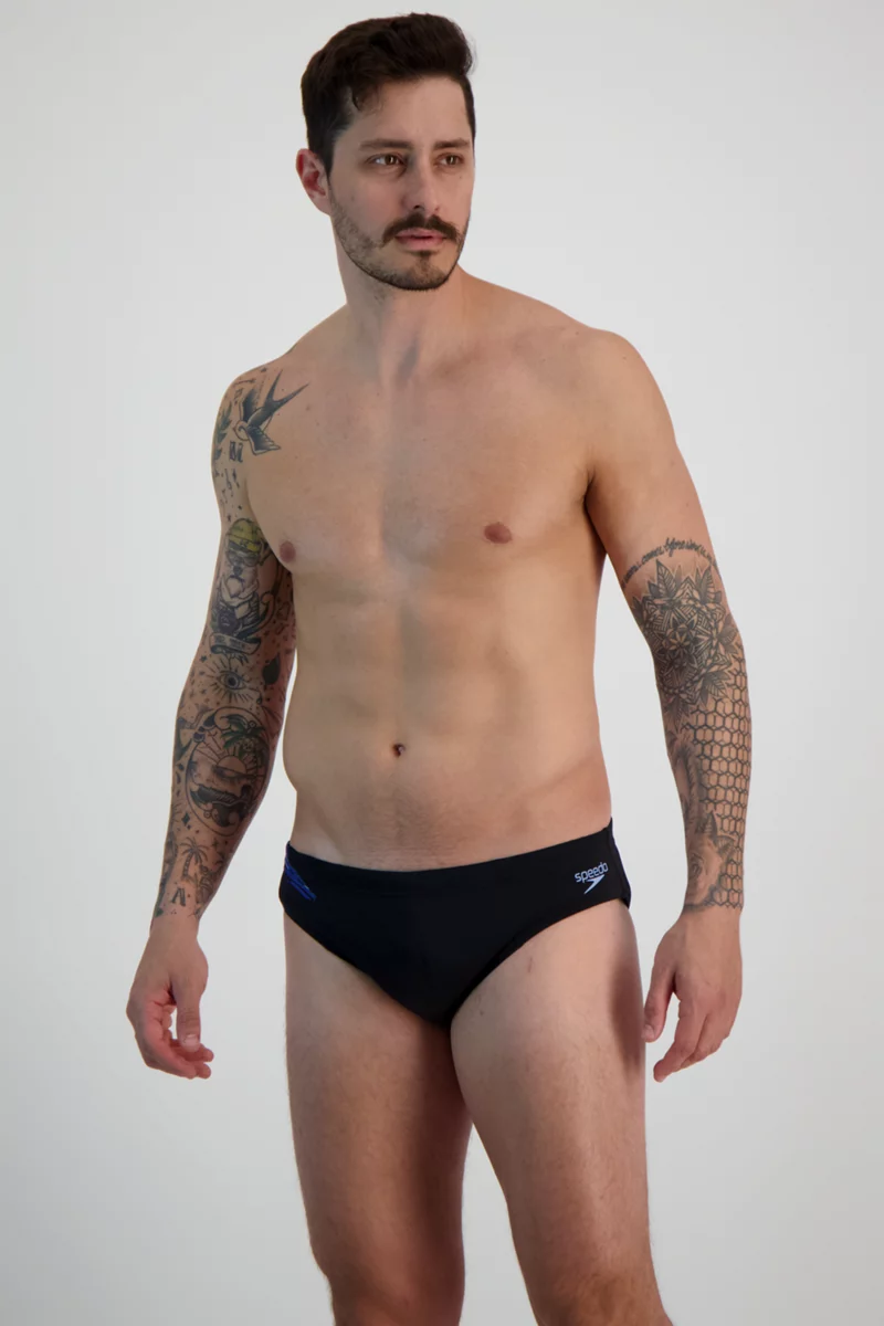 speedo Tech Panel Brief 7 cm Herren Badeslip