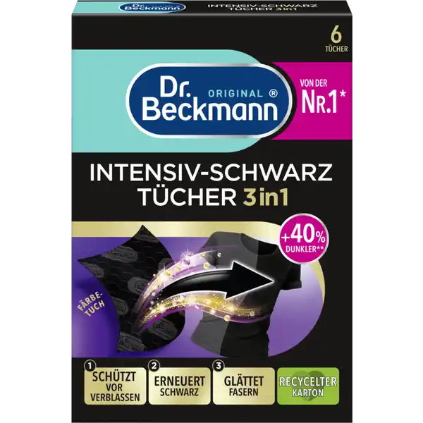 Intensiv-Schwarz Tücher 3in1