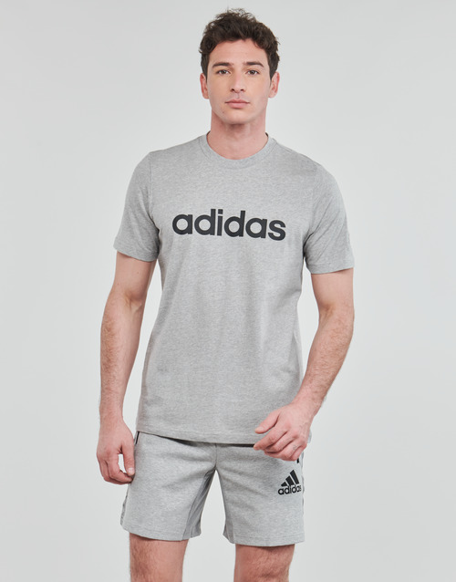 adidas Performance - LIN SJ T-SHIRT - medium grey heather