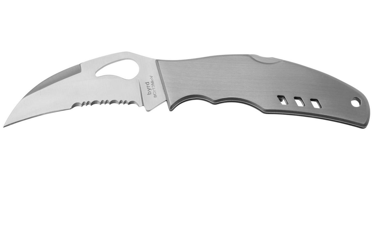Spyderco Byrd Crossbill Stainless Steel BY07PS partly serrated zakmes