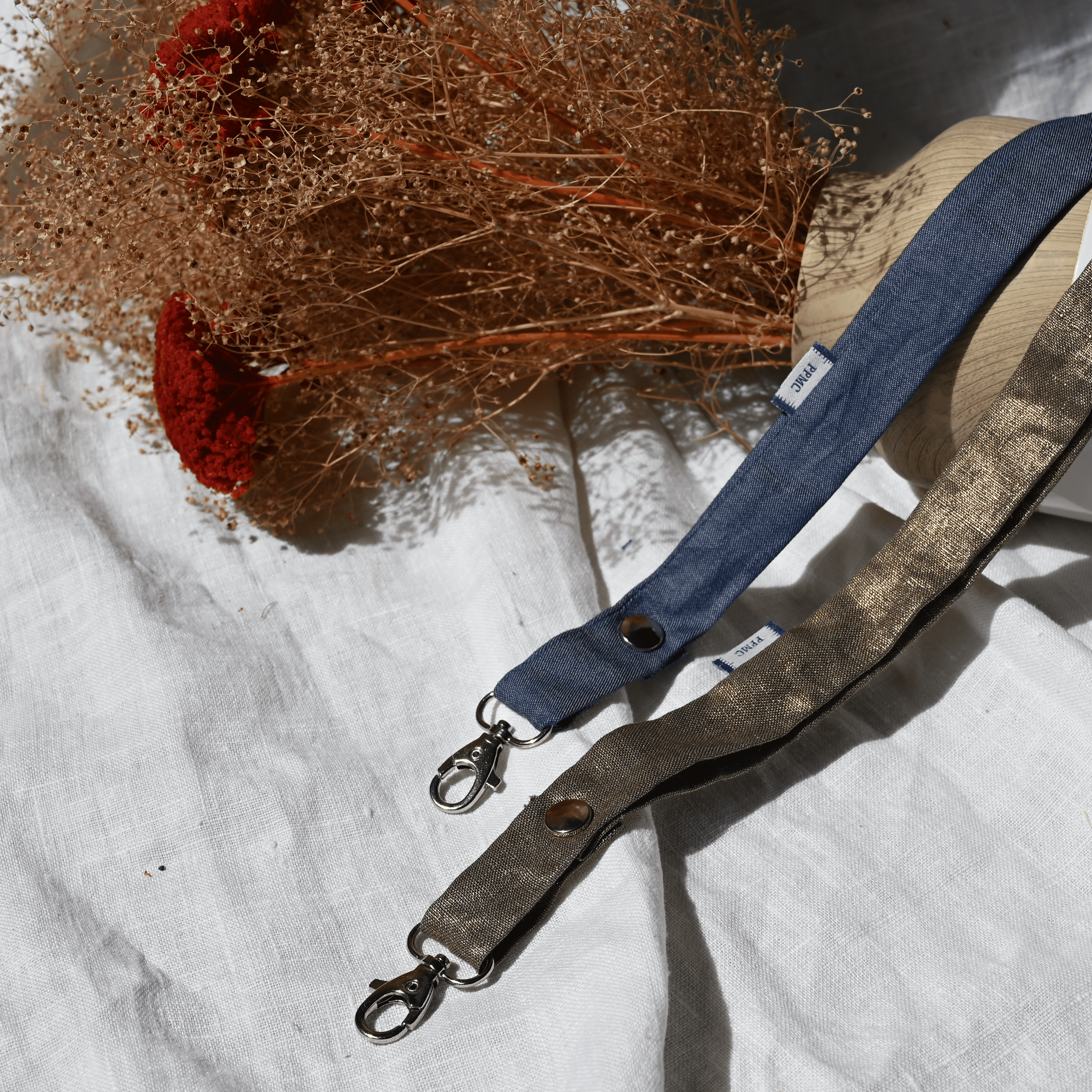 Porte-Clés Collier Lin Cuivré
