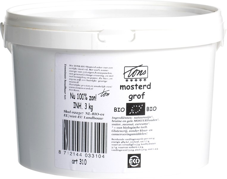 van TON Mosterd Grof (3 kilo)