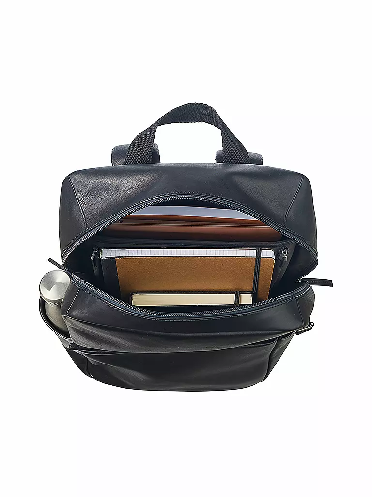 LEONHARD HEYDEN Rucksack HAMBURG schwarz