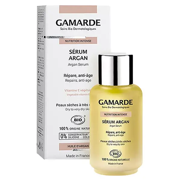 Sérum de Argan Orgânico Gamarde Intense Nutrition 30ml