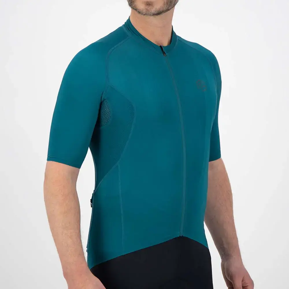 FUTURUM JORIS PRO II Fietsshirt Korte Mouwen Groen Blauw Heren
