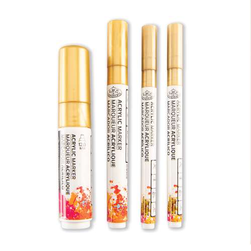 Royal & Langnickel® ACRYLIC MARKER – 4er Sets