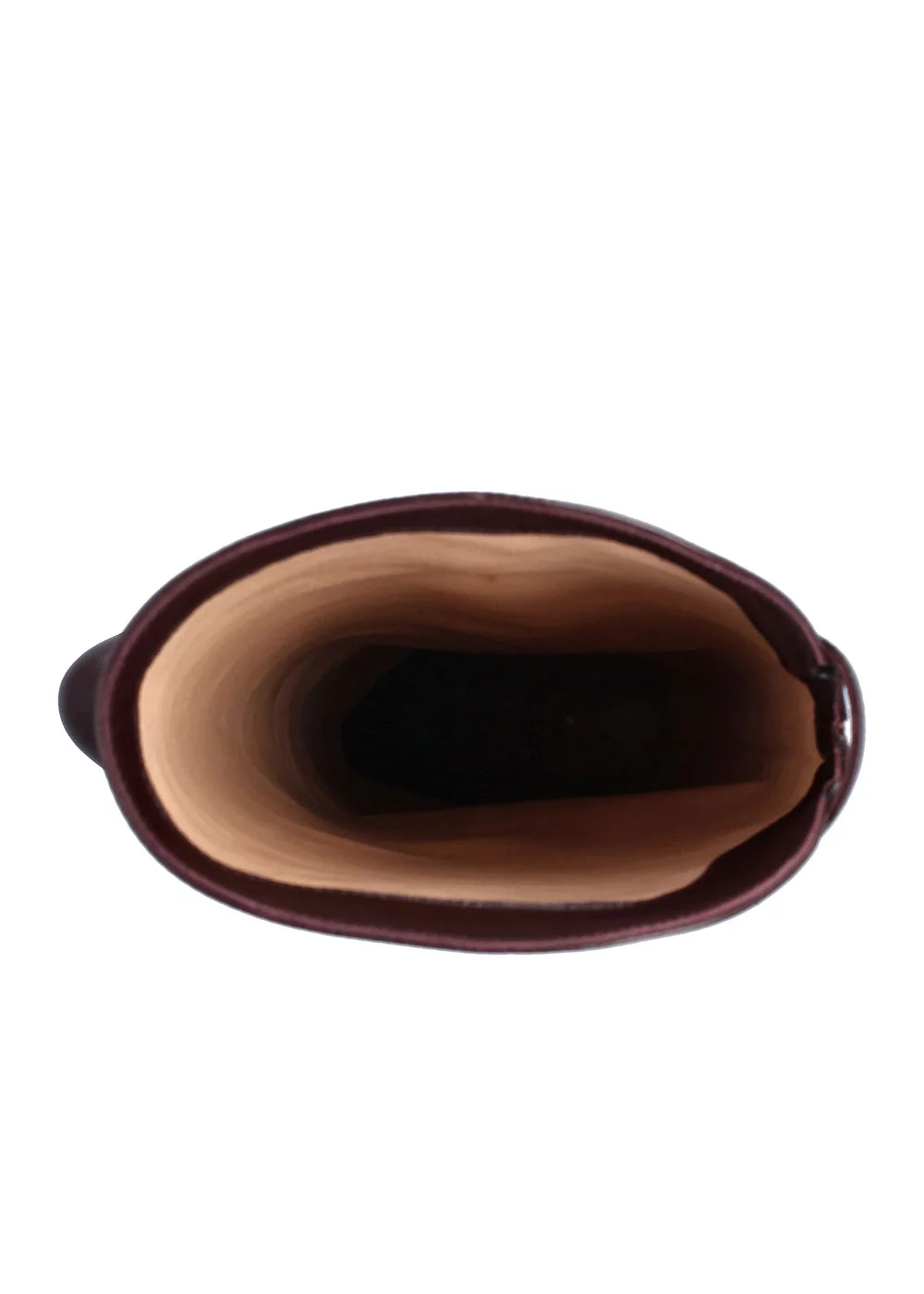 BOTTE SYLVIA CUIR BORDEAUX