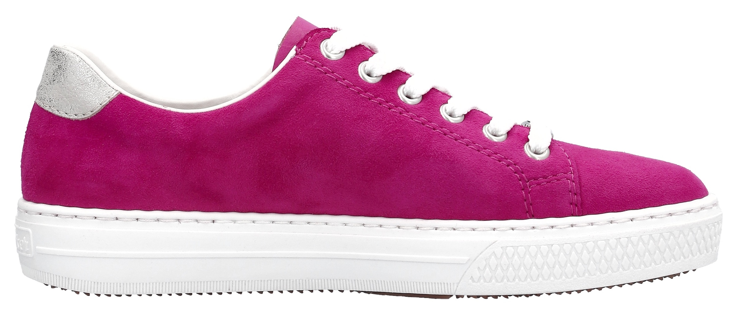 Rieker Plateausneaker  mit weicher MemoSoft-Innensohle, Freizeitschuh, Halbschuh, Schnürschuh