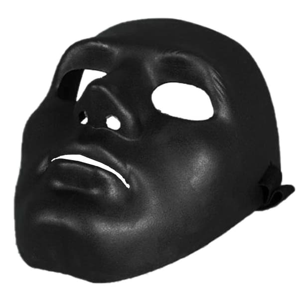 3 -pakk svart maske - dekorere farge - Halloween fest maskert