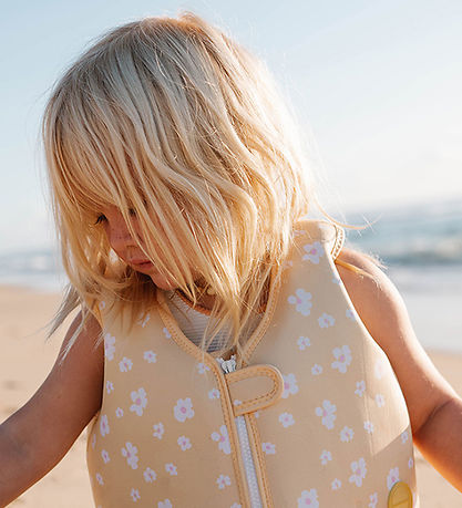 SunnyLife Schwimmweste - Princess Swan - 2-3 Jahre - Butterblume