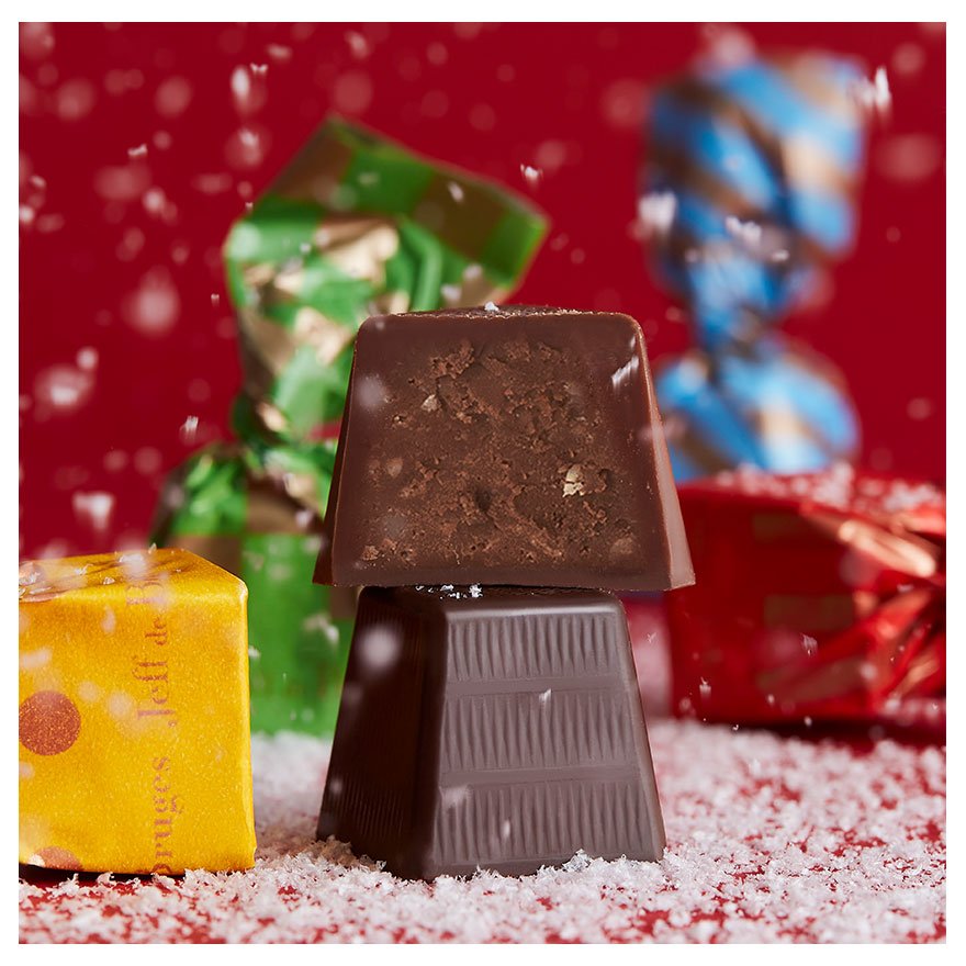 Boite Chocopralinés en forme de chalet