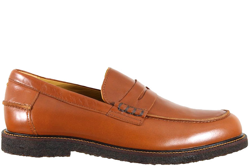 ANGULUS LOAFERS I COGNACFARVET SKIND