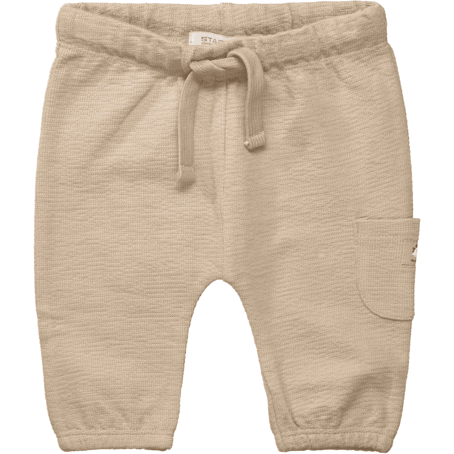 STACCATO Hose taupe gestreift