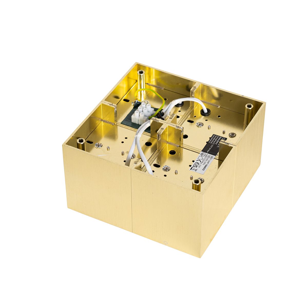 Design spot goud 4-lichts - Qubo Honey