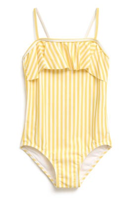 Petite Chérie Atelier Nathalie UV-Badedrakt, Yellow Stripe