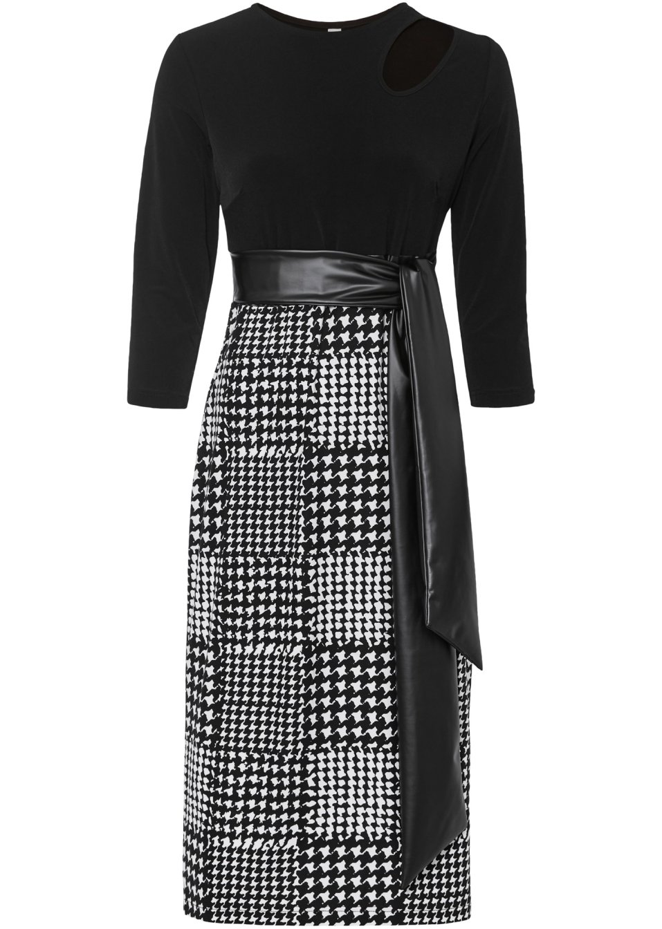 Robe midi avec ceinture