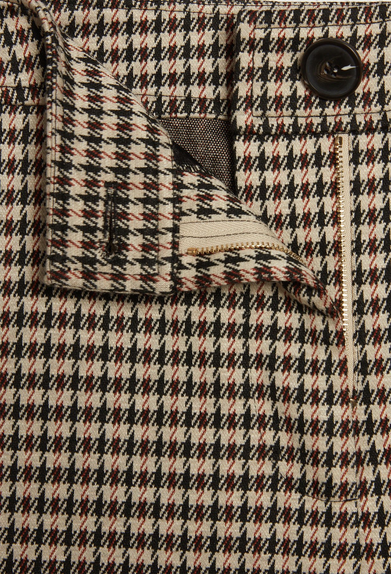 Pantalon &agrave; carreaux