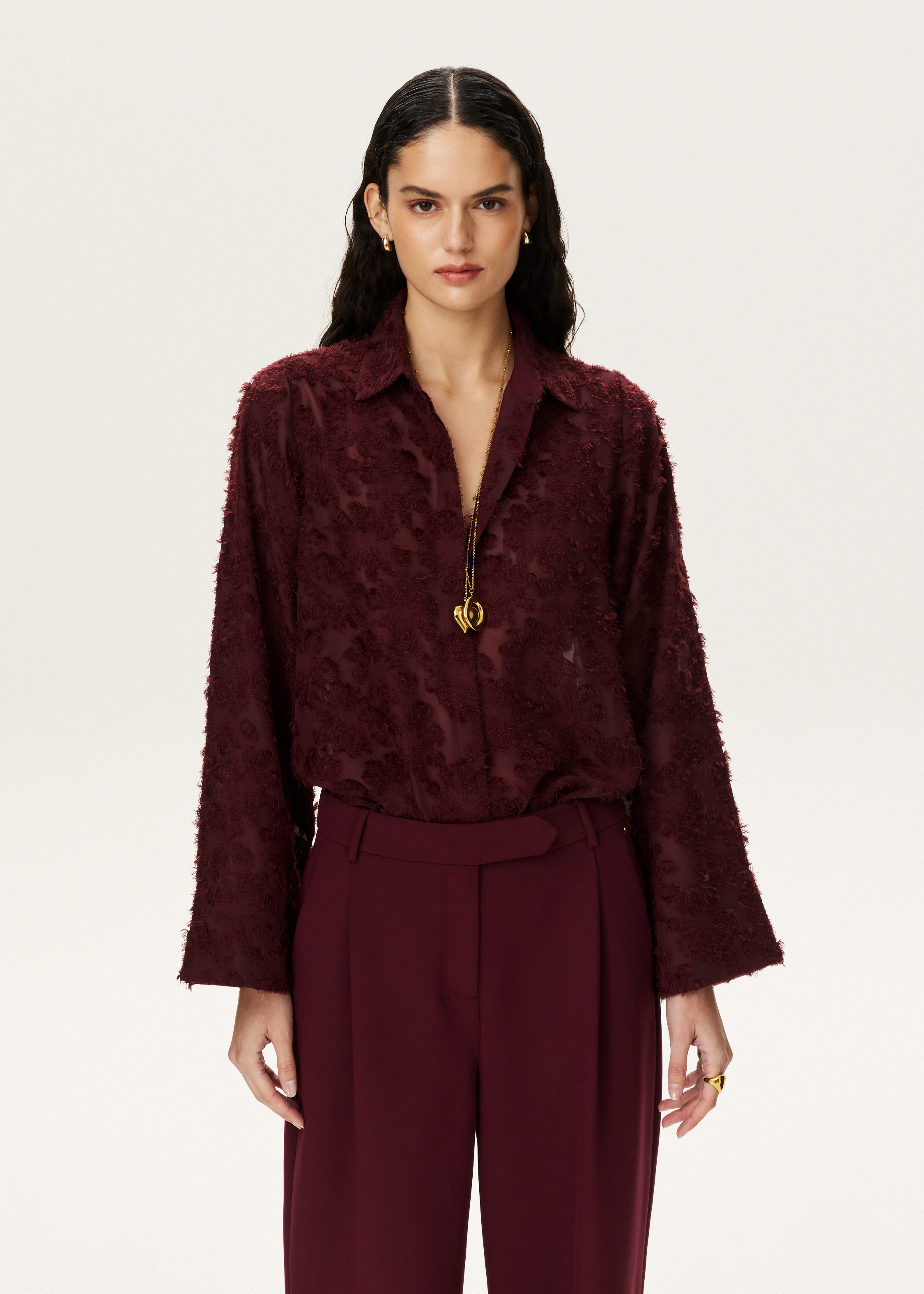 Blouse met bloemen