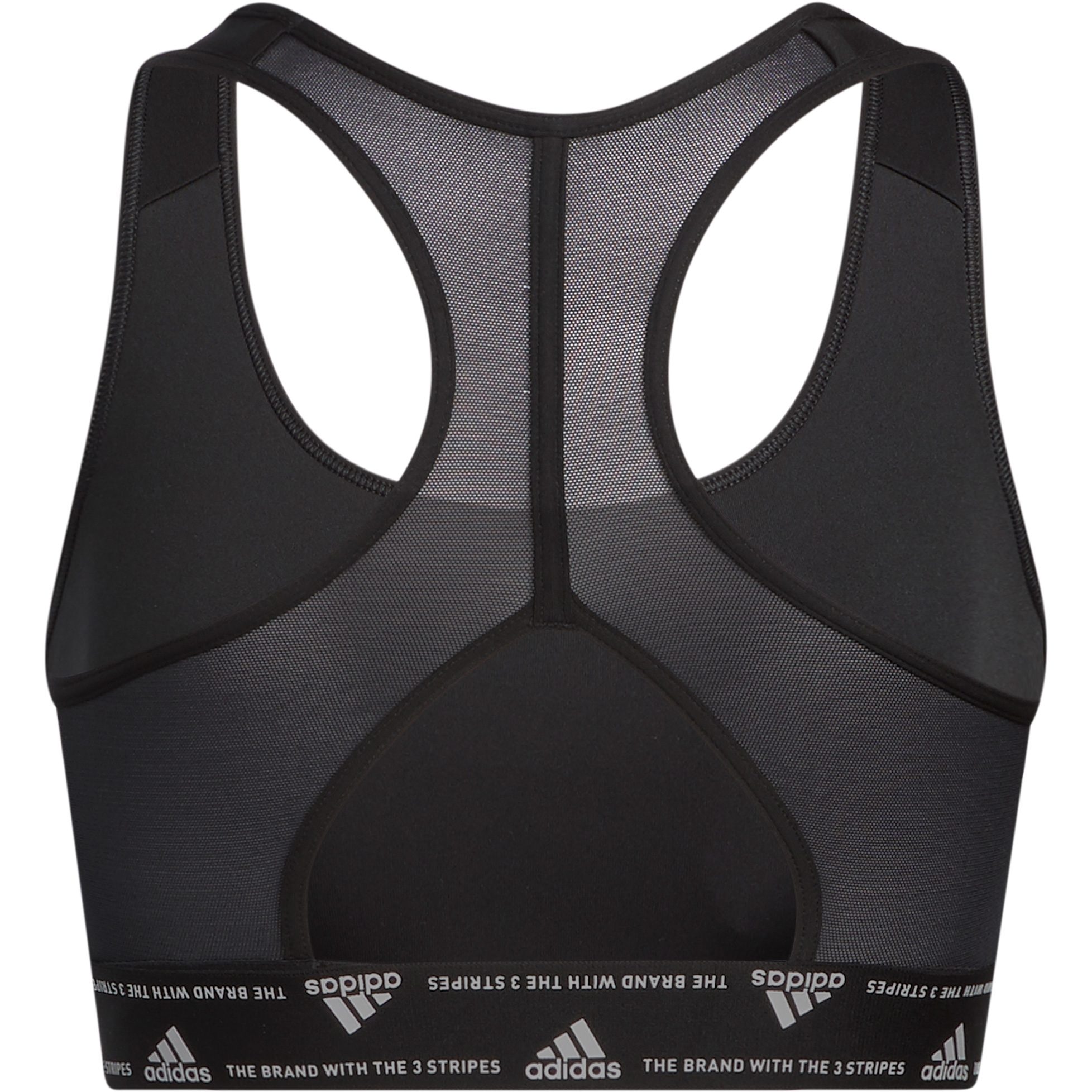 adidas Powerreact Training Medium-Support Sport BH Damen schwarz