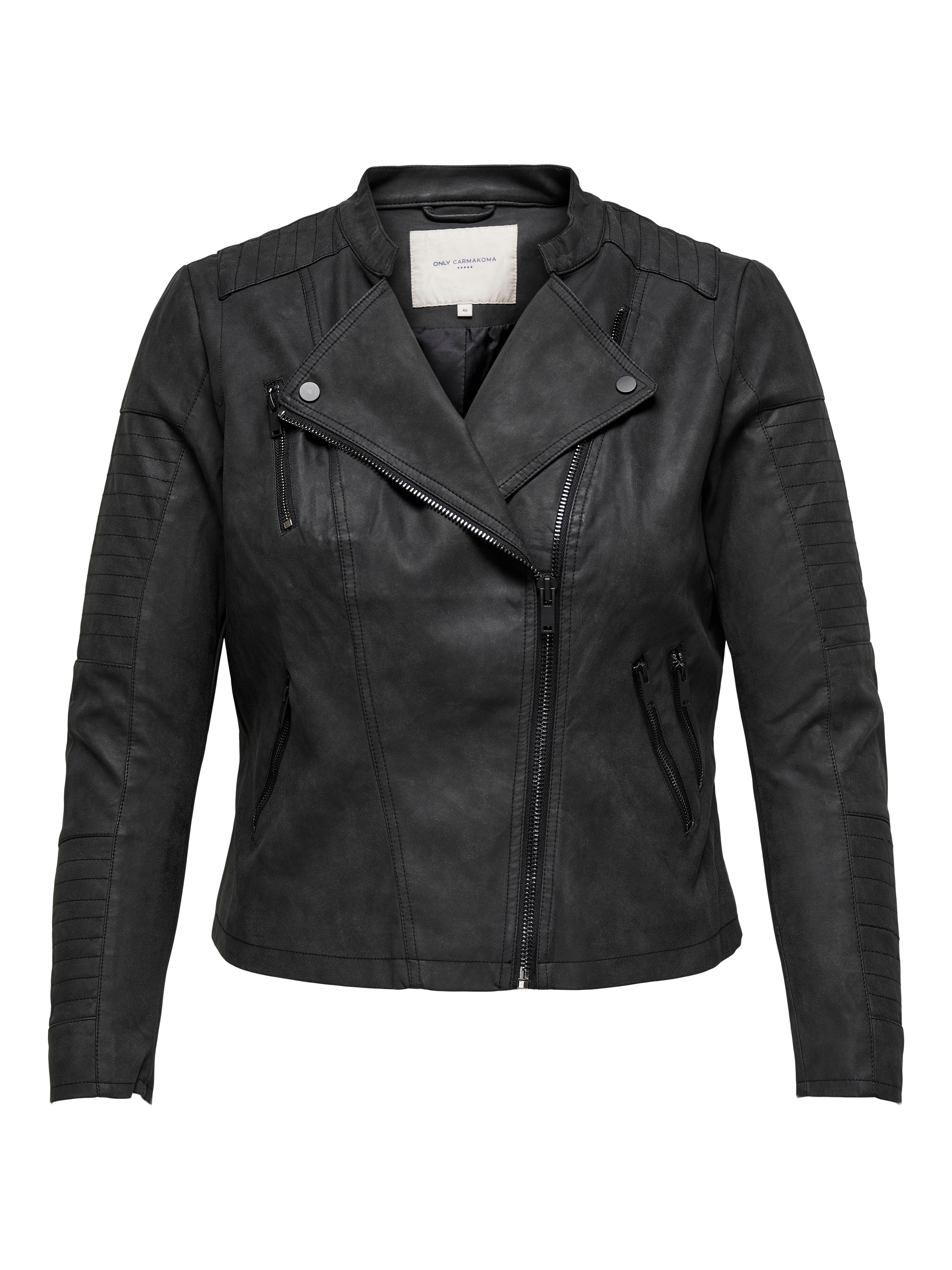 CARAVANA Kunstlederjacke Black