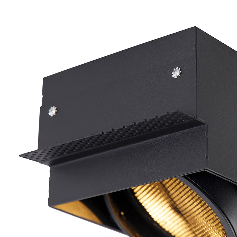 Inbouwspot zwart GU10 AR111 Trimless - Oneon Honey