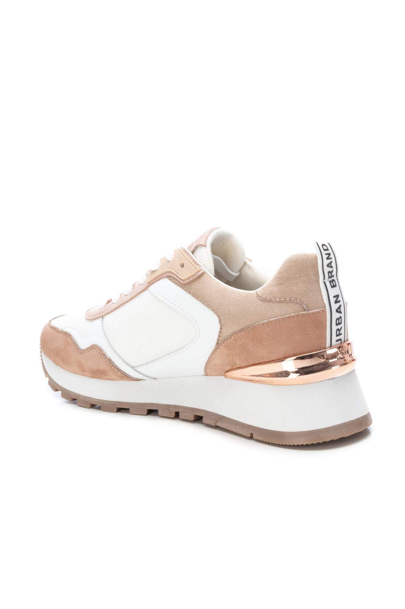 Zapato sra têxtil combinado bege - Bege
