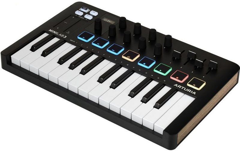 Arturia Minilab 3 Black - MIDI keyboard & pad controller