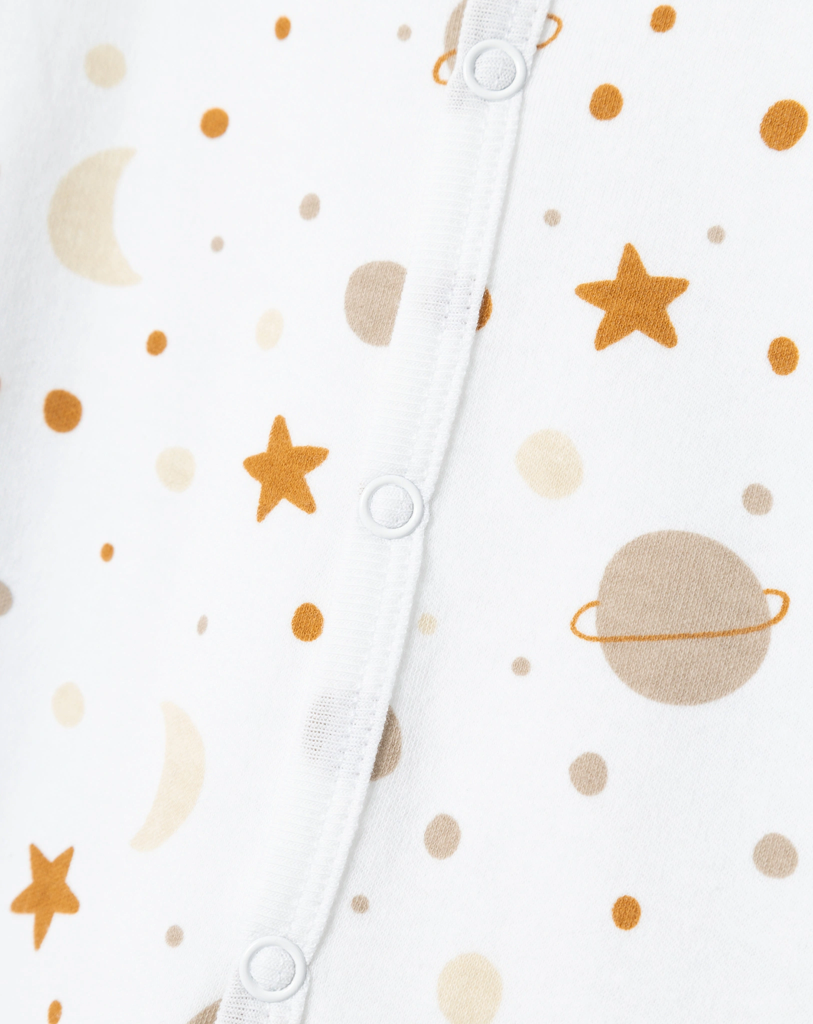 Schlafstrampler NBNNIGHTSUIT PLANETS in bright white