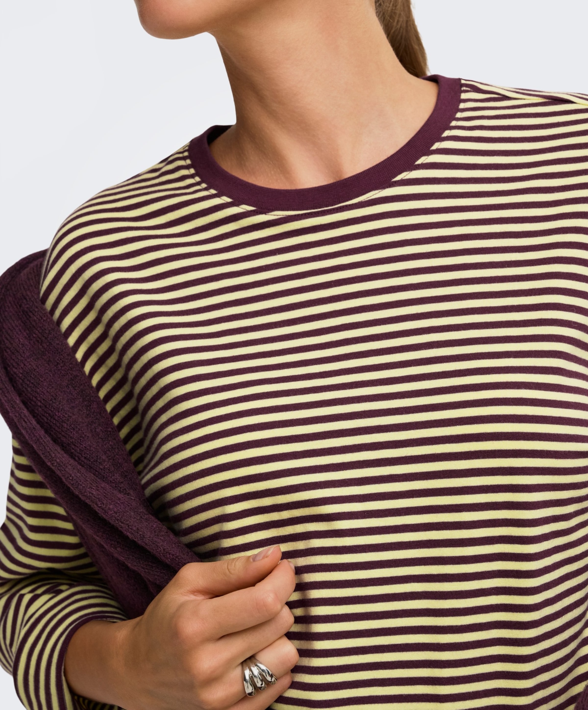 Only Dames longsleeve geel