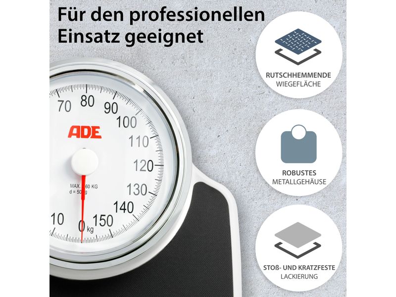 ADE Personenwaage Clinica Schwarz Körperwaage