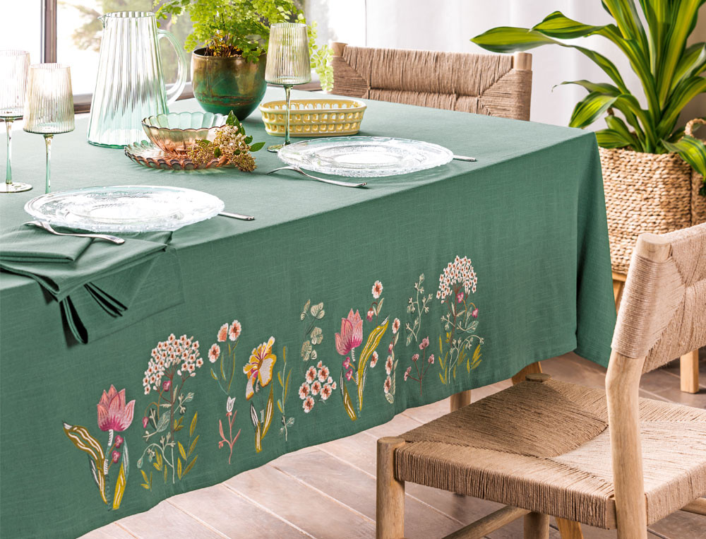 Lot de 2 serviettes de table-Farandole féérique
