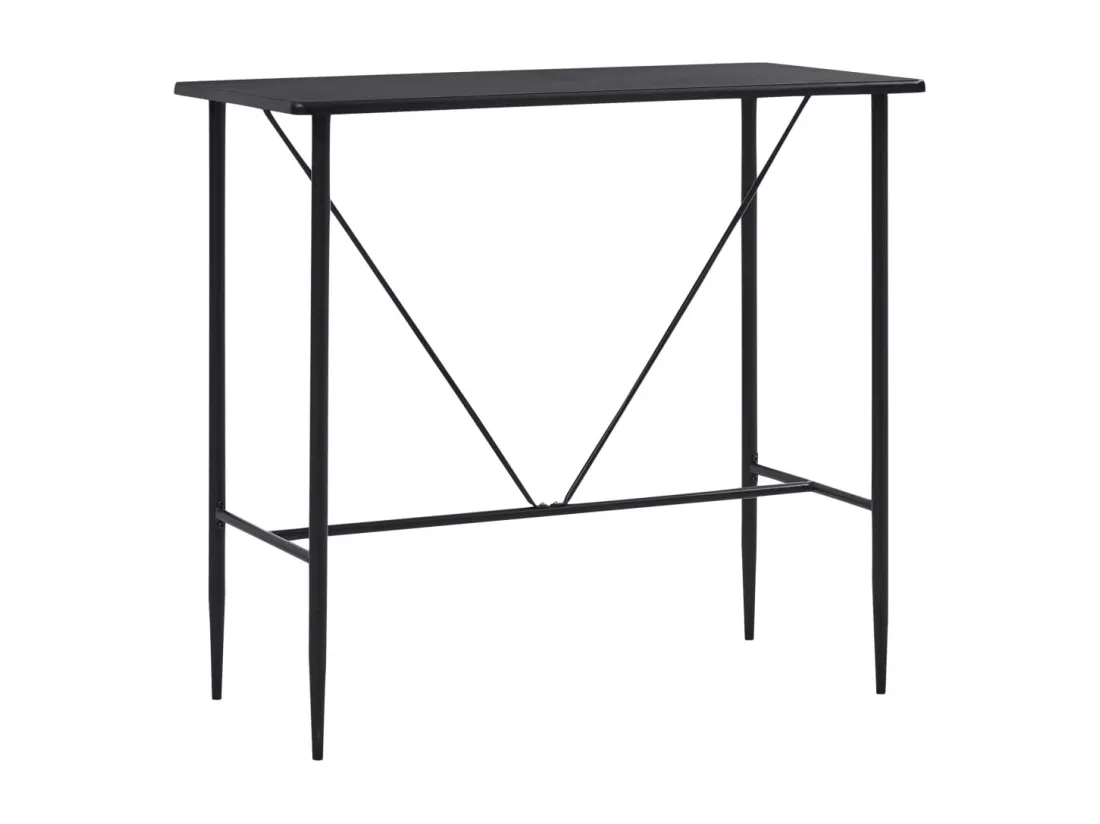 Ensemble de bar 5 pcs Plastique Noir