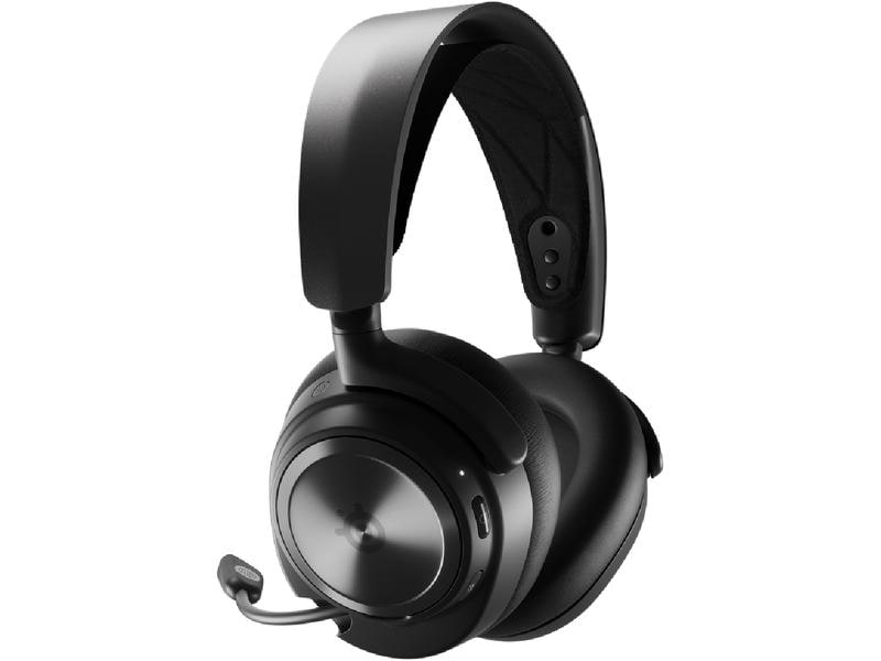 Steel Series Headset Arctis Nova Pro Wireless (PC / Playsta Kabelloses Gaming-Headset mit Surround-Sound