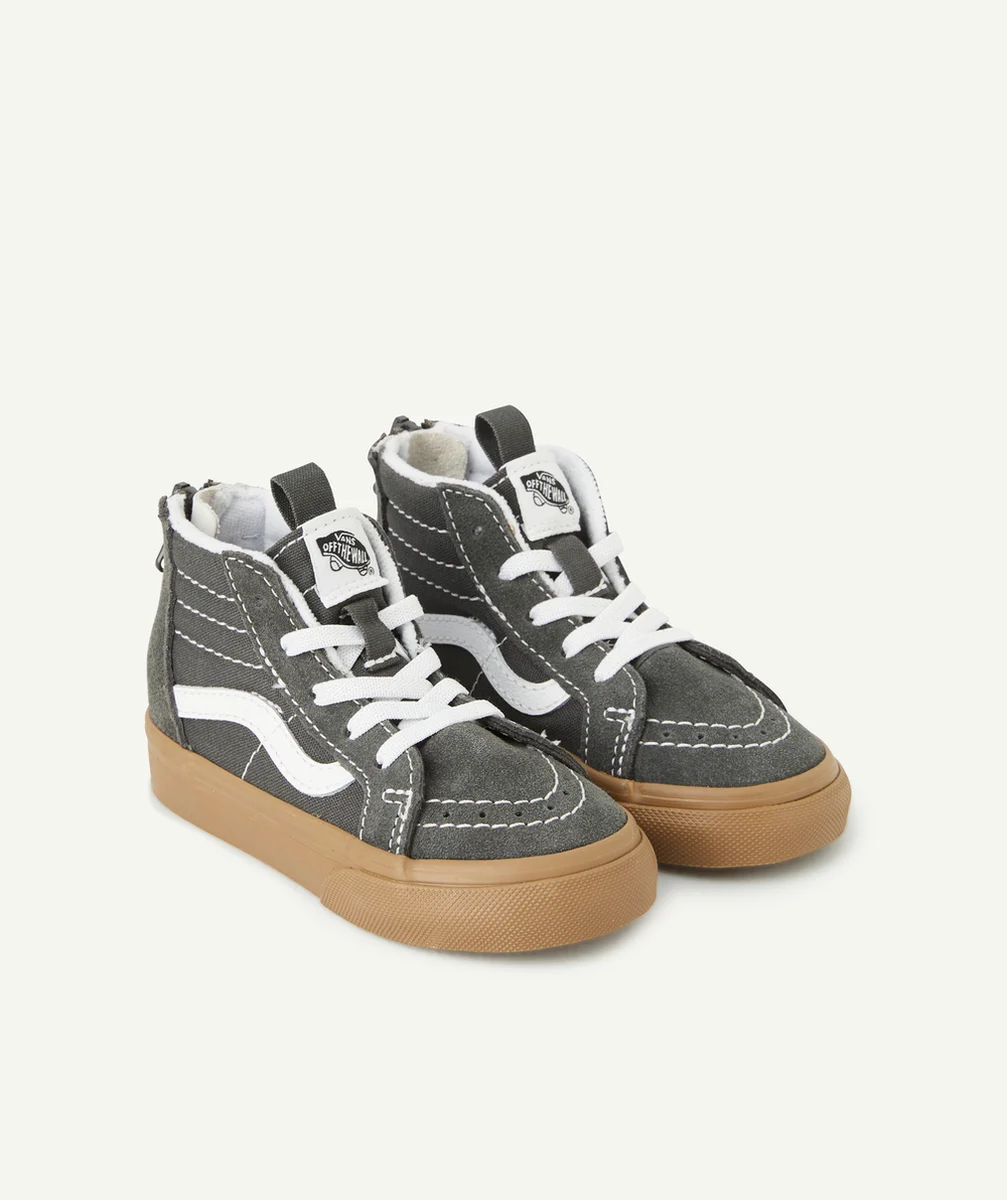 VANSBASKETS MONTANTES BÉBÉ GRISES TD SK8-HI ZIP
