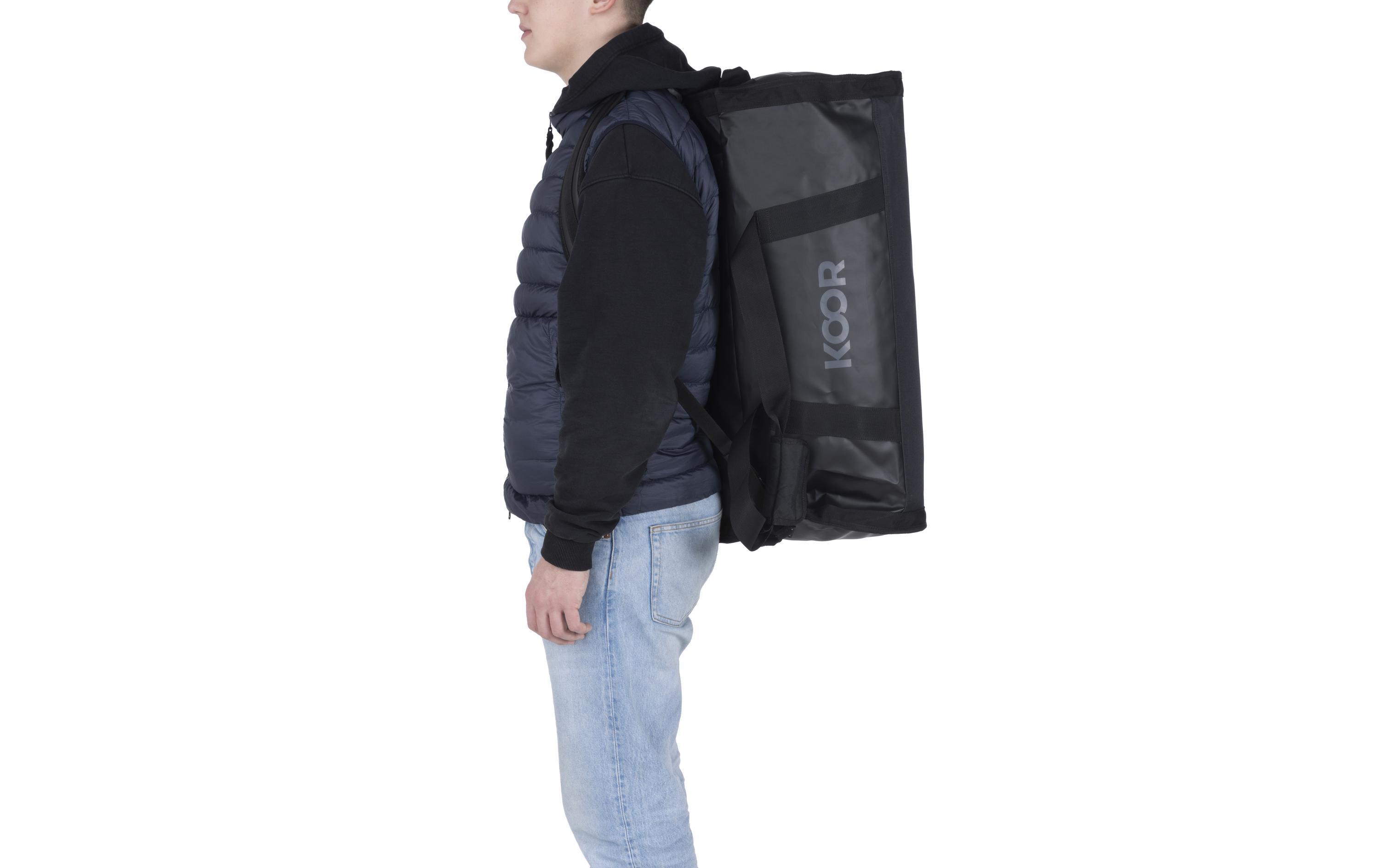Duffle Bag Sooma 70 l, SchwarzWasserabweisende Reisetasche