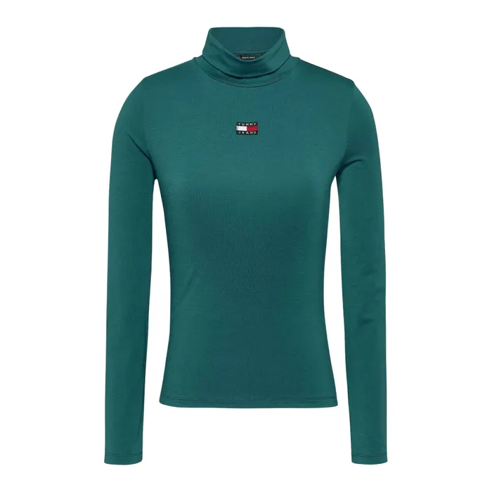 Tommy Hilfiger Slim Badge Mockneck LS Shirt Dames