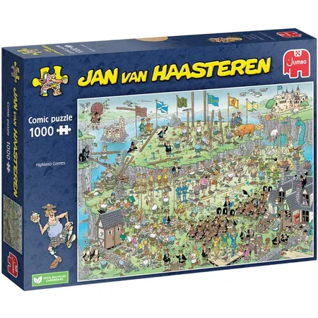 Jumbo Spiele Puzzle - Jan van Haasteren: Highland-Games, 1000 Teile